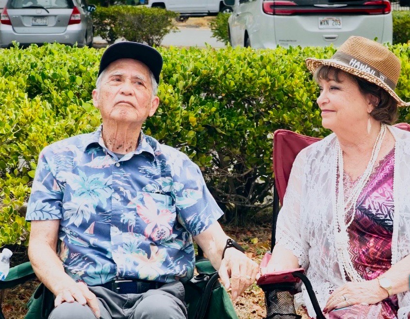 Older couple enjoying life